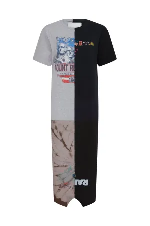The Reconstituted Short-Sleeve T-Shirt Dress — Extra Small
