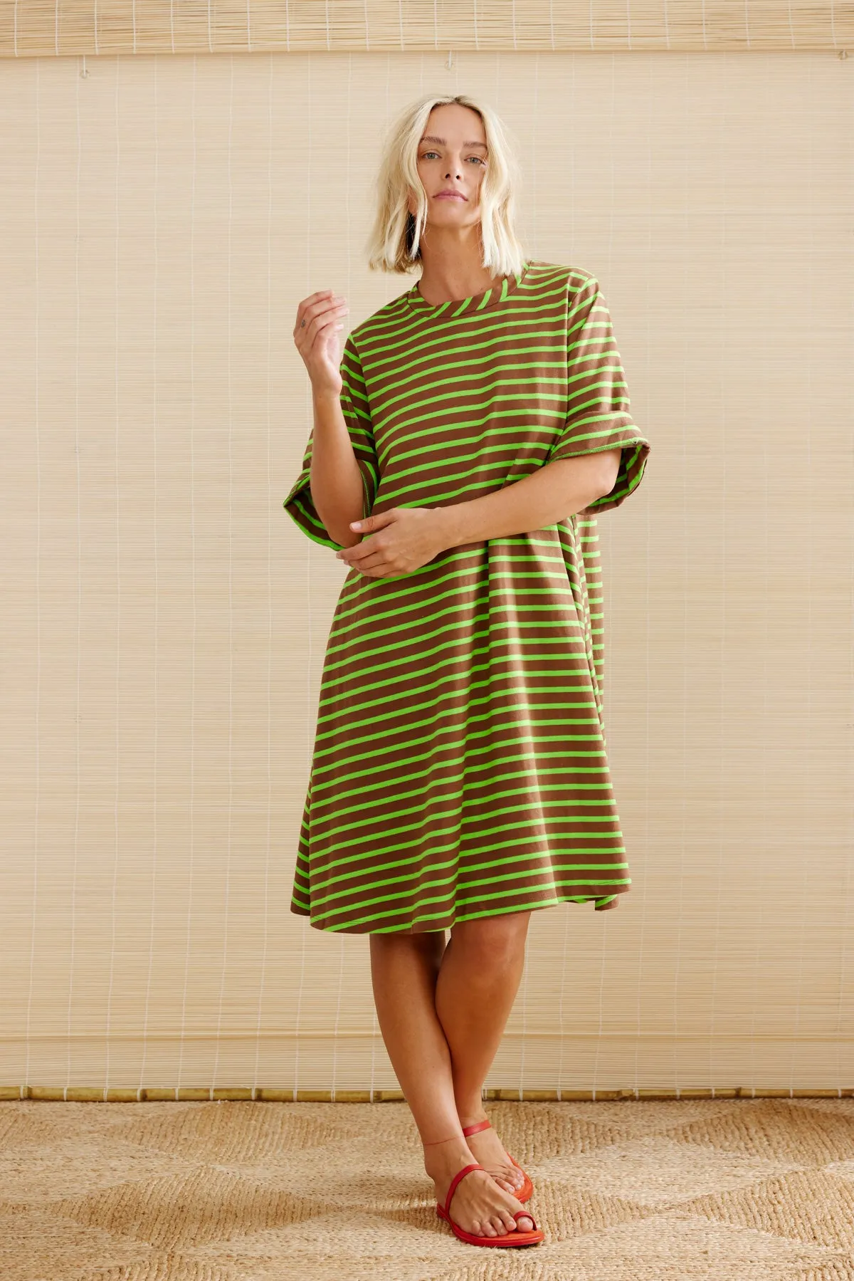 THE TANZANIA BORDER. Green & Brown. LAST ONE! Size 6.