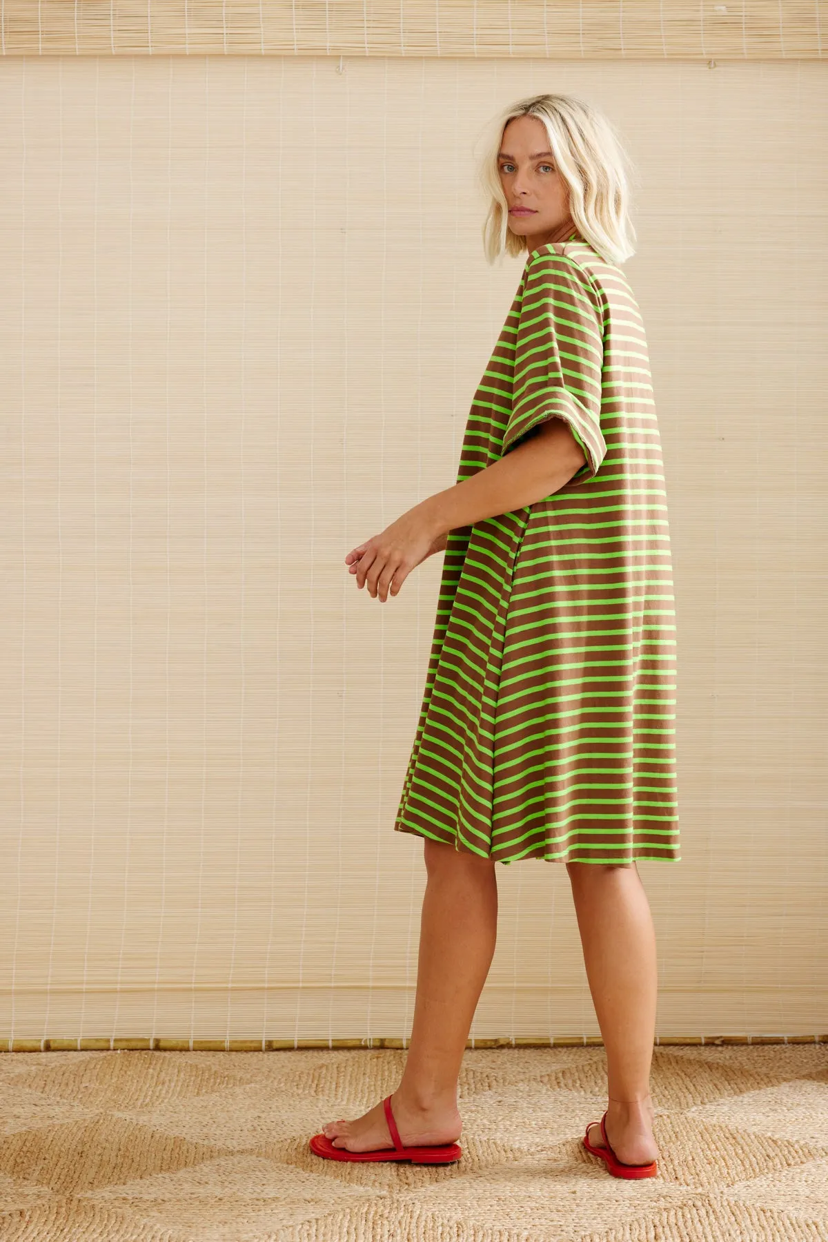 THE TANZANIA BORDER. Green & Brown. LAST ONE! Size 6.