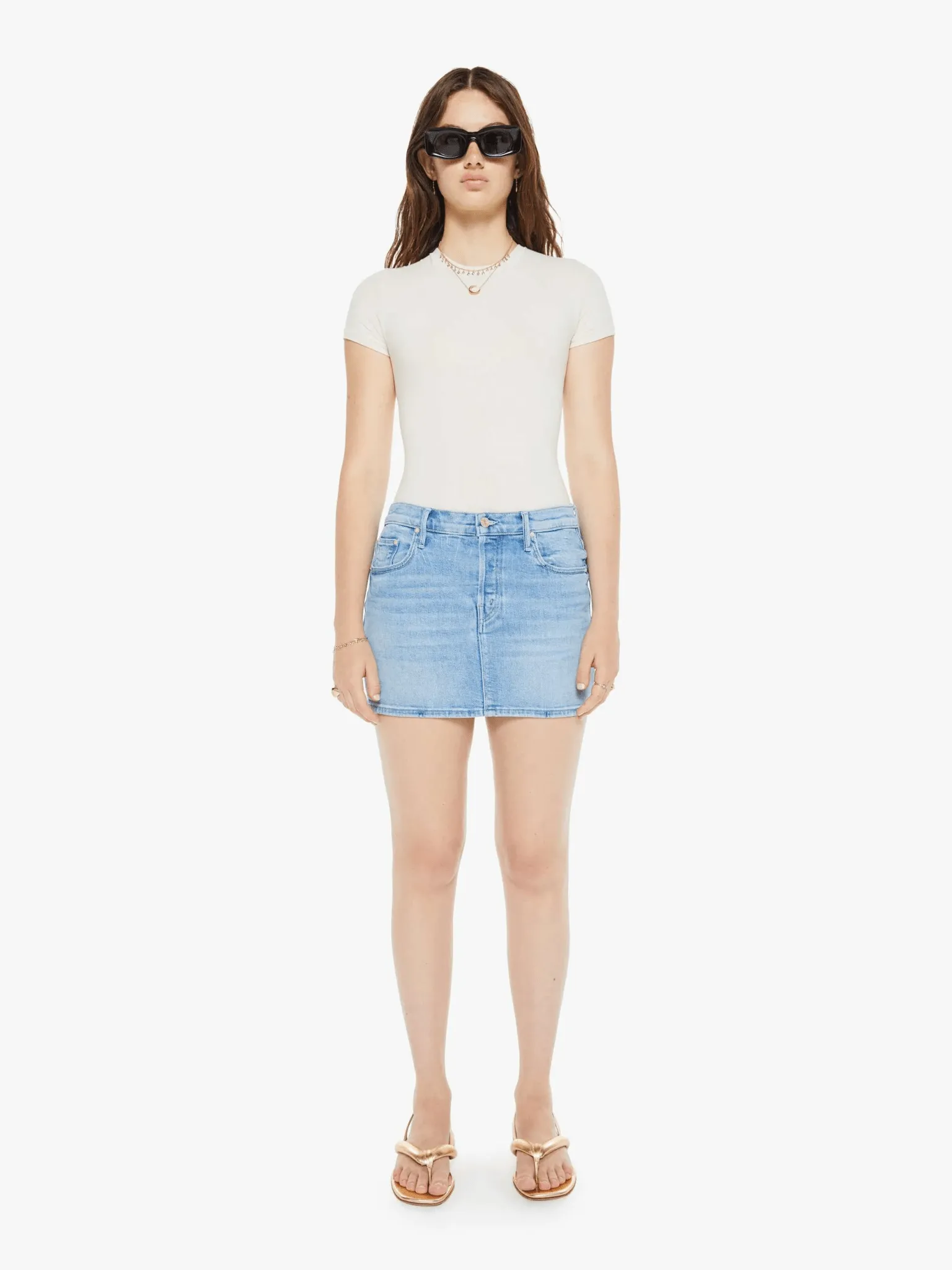 The Vagabond Mini Skirt in Tune In, Tune Out