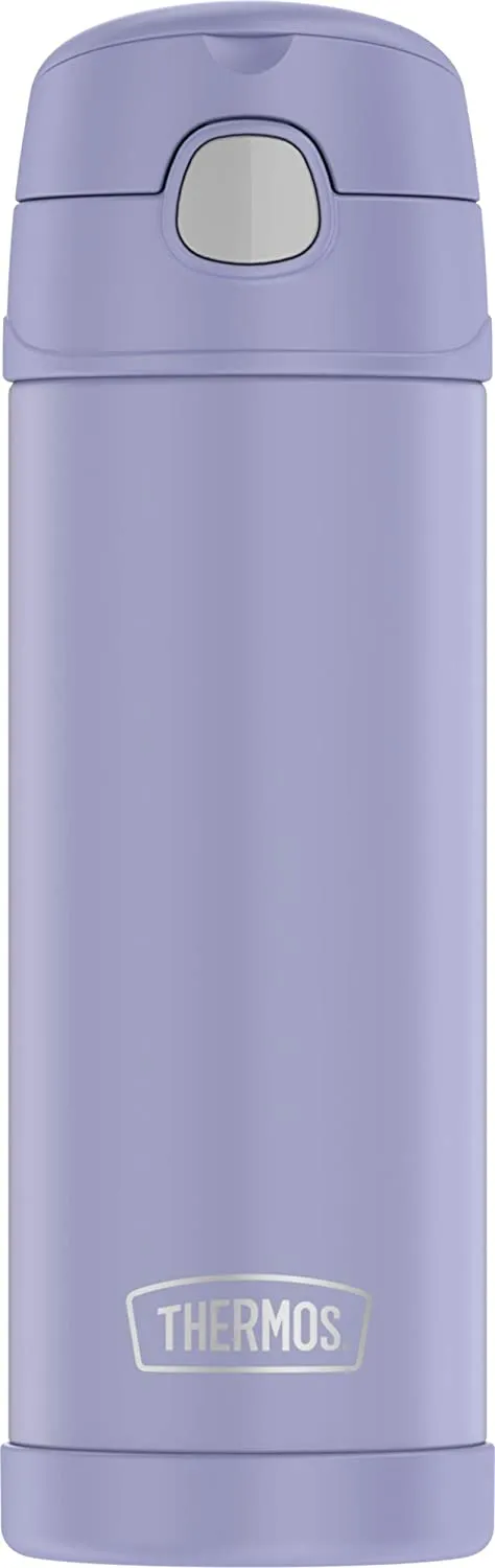 Thermos Funtainer 16 Ounce Bottle, Lavender, Keeps cold 12 hours