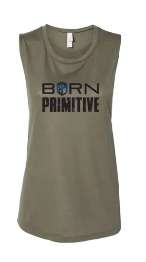 Thin Blue Line Tank (Tactical Green)