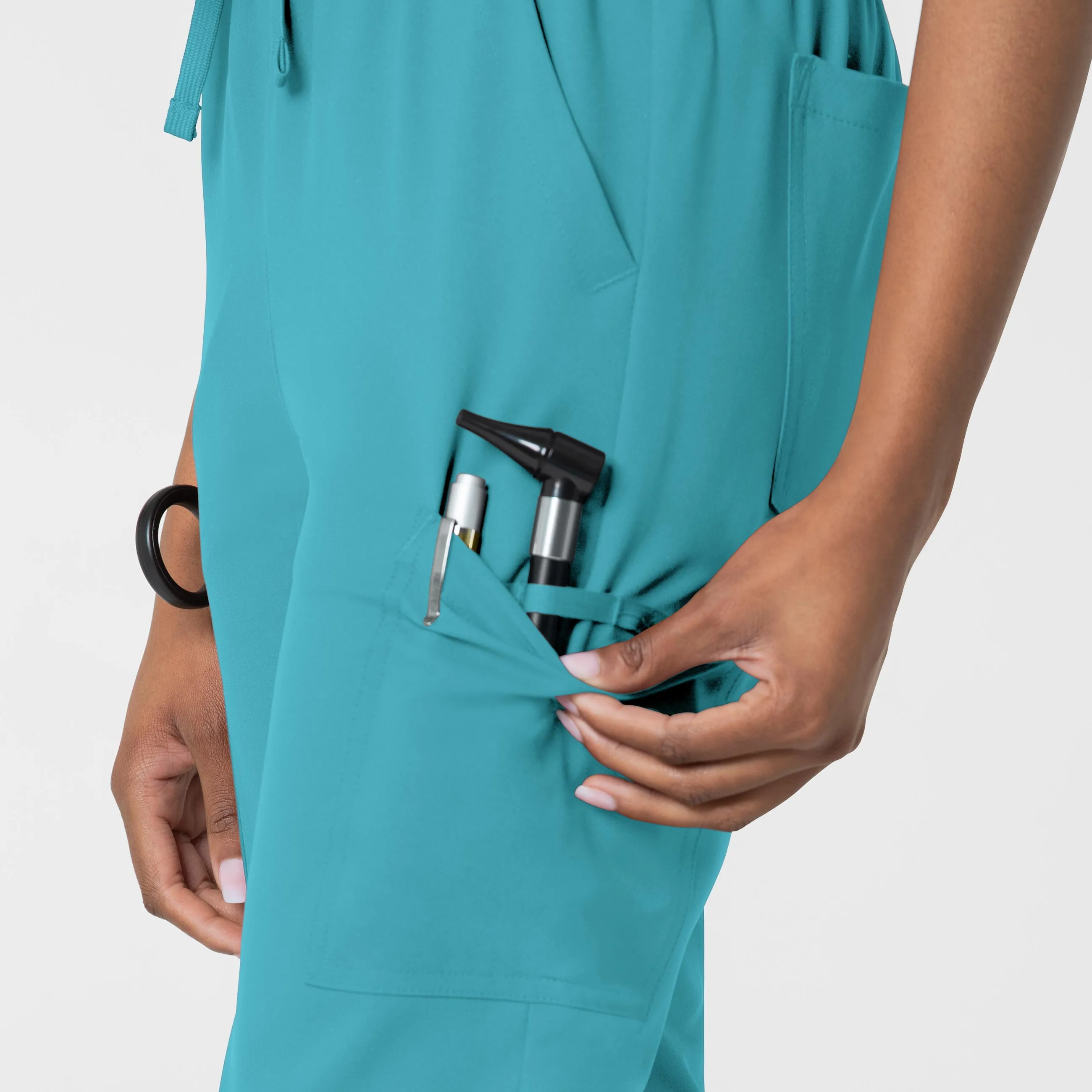 Thrive 5122 Cargo Jogger Scrub Pants Teal Blue