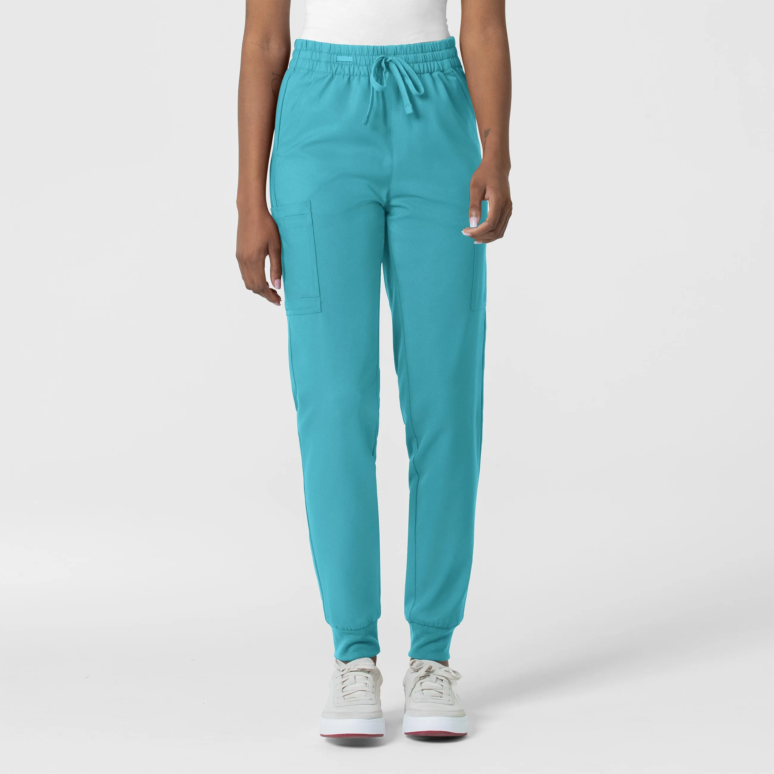 Thrive 5122 Cargo Jogger Scrub Pants Teal Blue