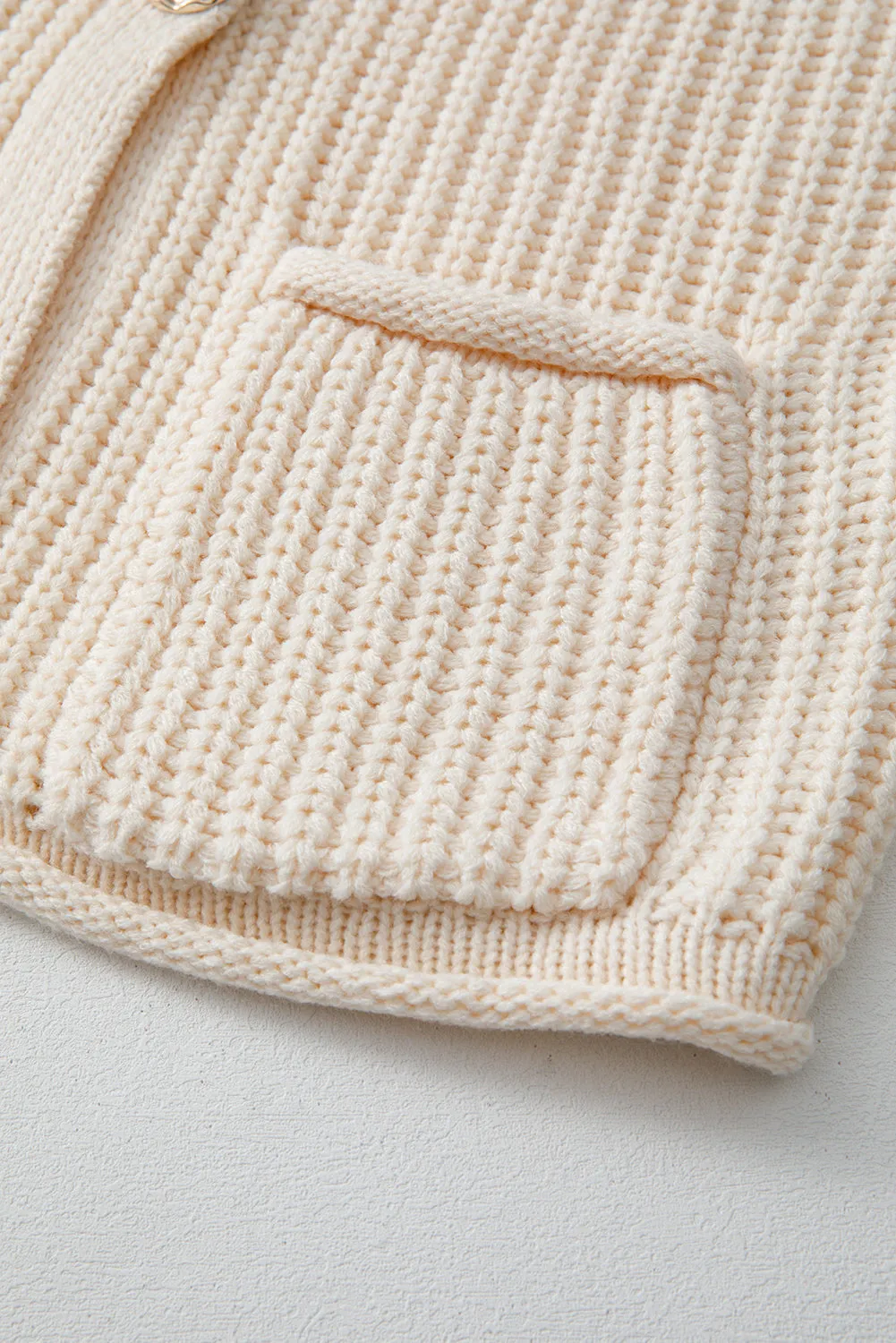 Truly Charming White Button Sweater Vest