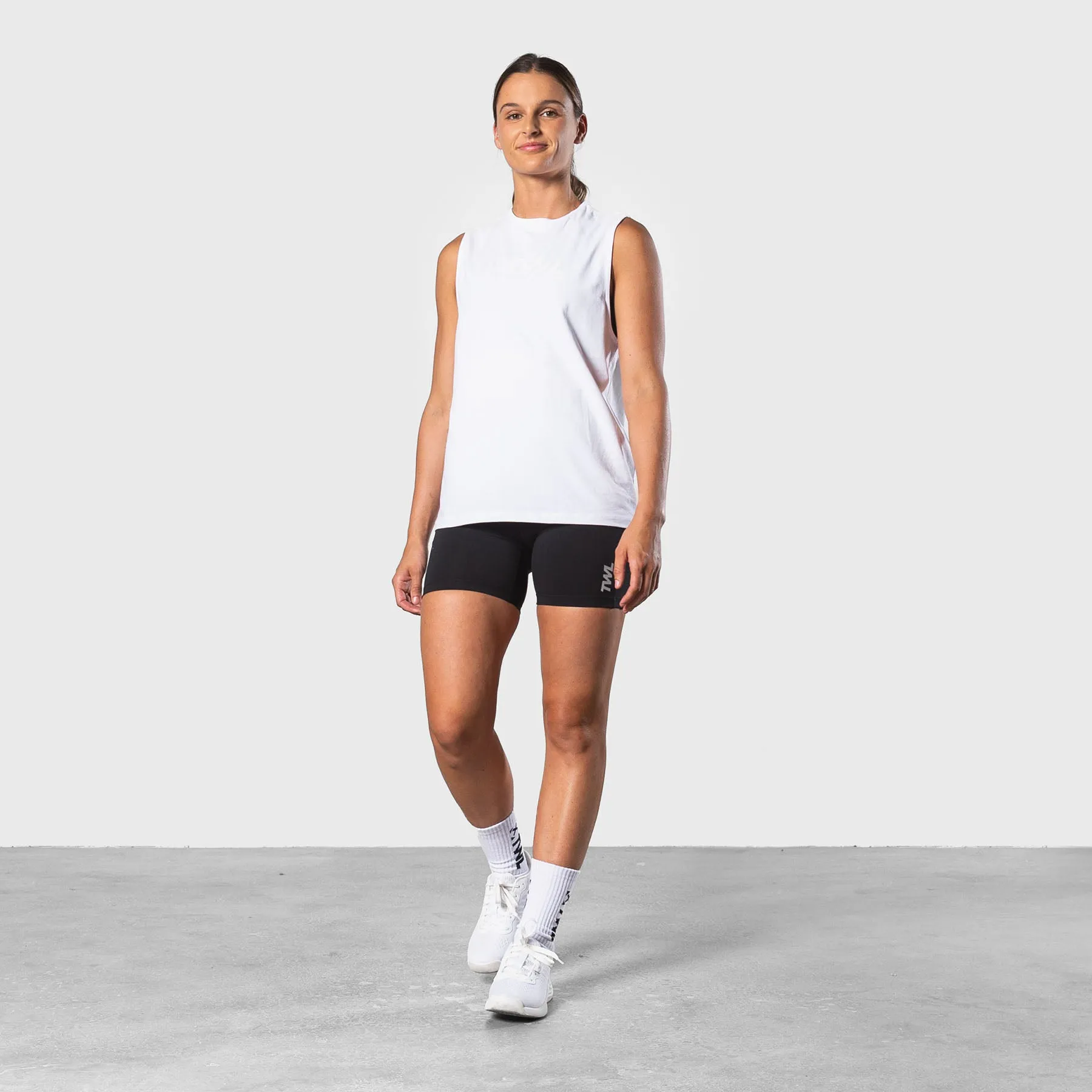 TWL - WOMEN'S EVERYDAY MUSCLE TANK - WHITE