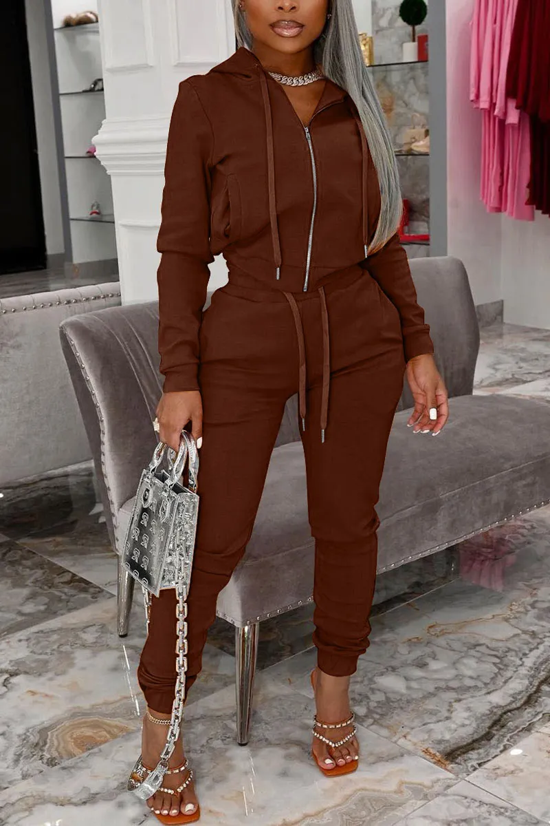 UG0515 Hoodie Jacket Tracksuit Set