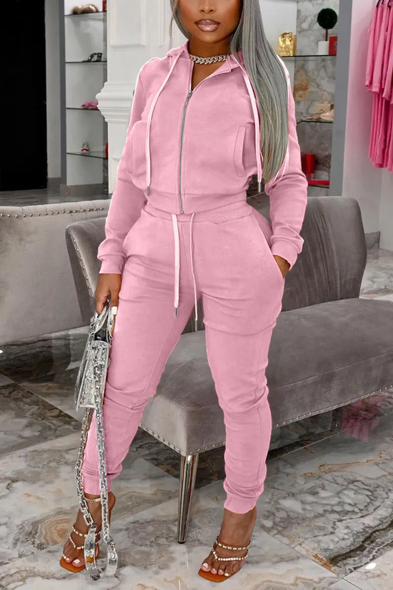 UG0515 Hoodie Jacket Tracksuit Set