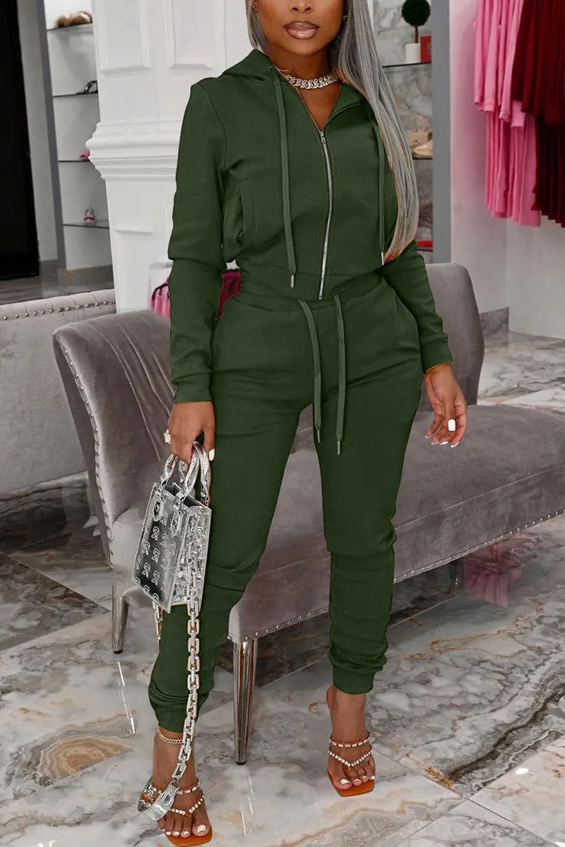 UG0515 Hoodie Jacket Tracksuit Set