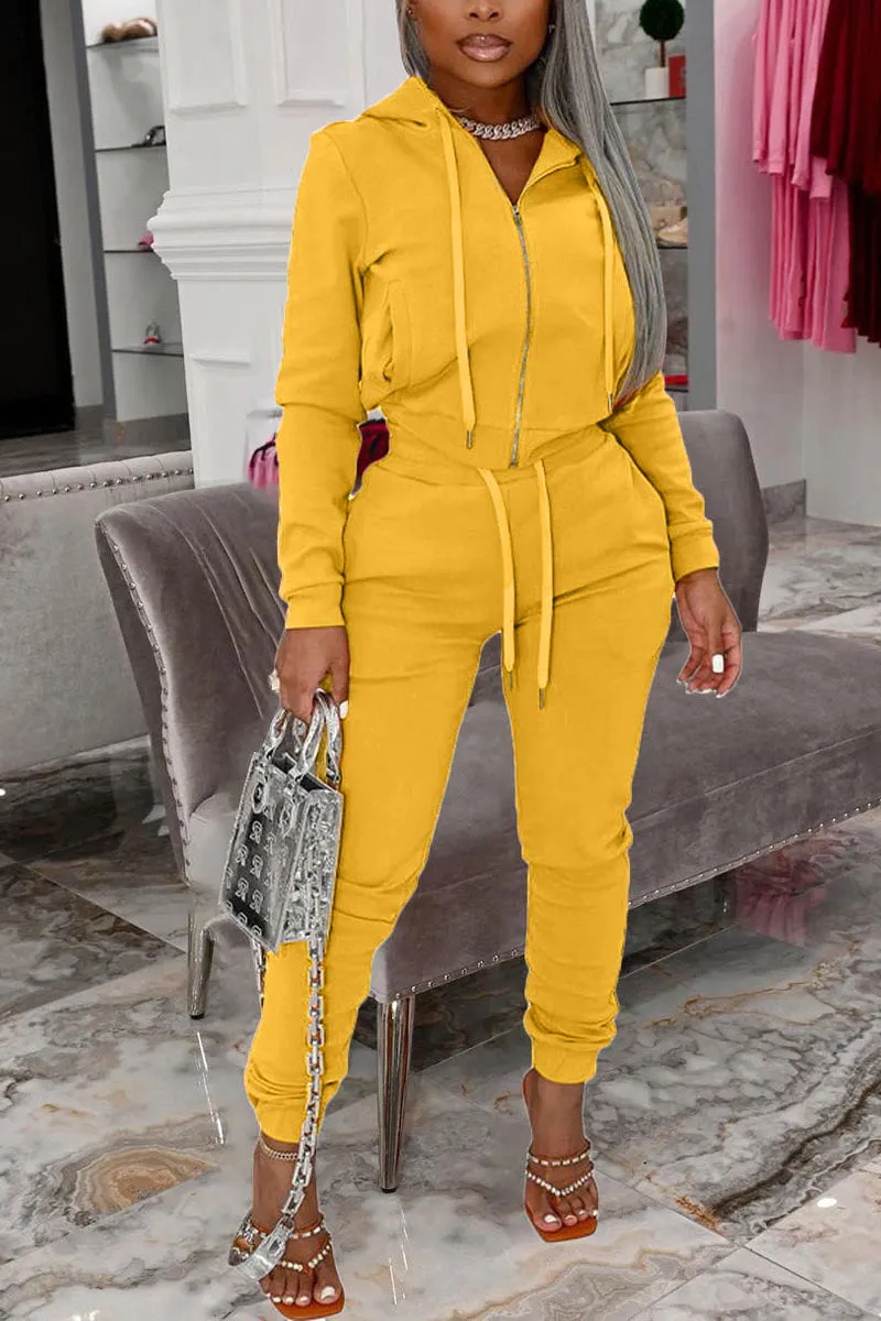 UG0515 Hoodie Jacket Tracksuit Set