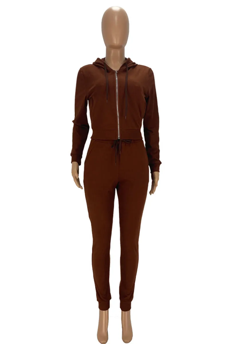 UG0515 Hoodie Jacket Tracksuit Set