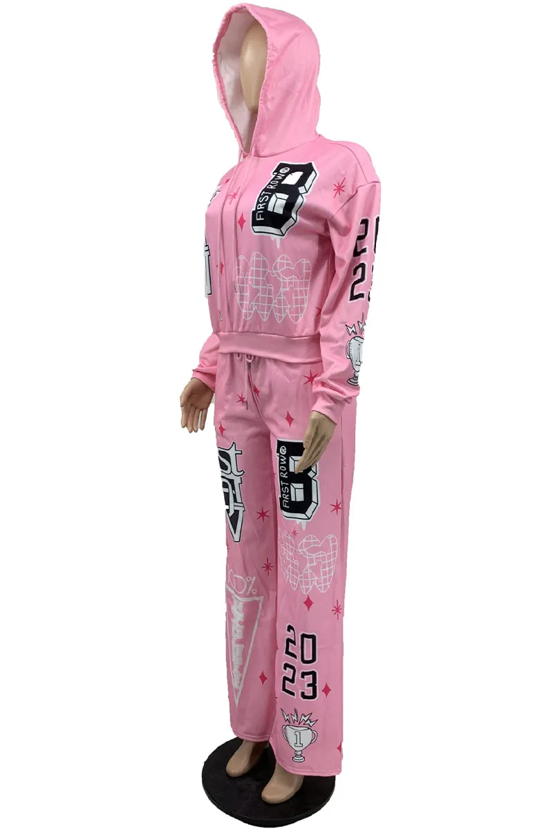 UH0286 Graphic Tracksuit Set