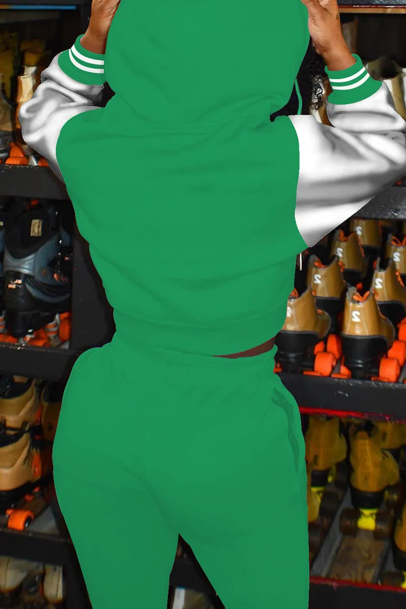 UI0232 Hoodie Jacket Tracksuit Set