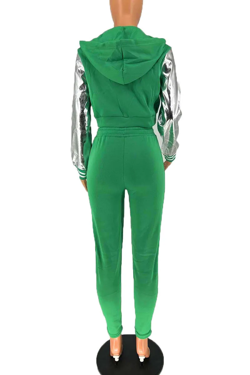 UI0232 Hoodie Jacket Tracksuit Set