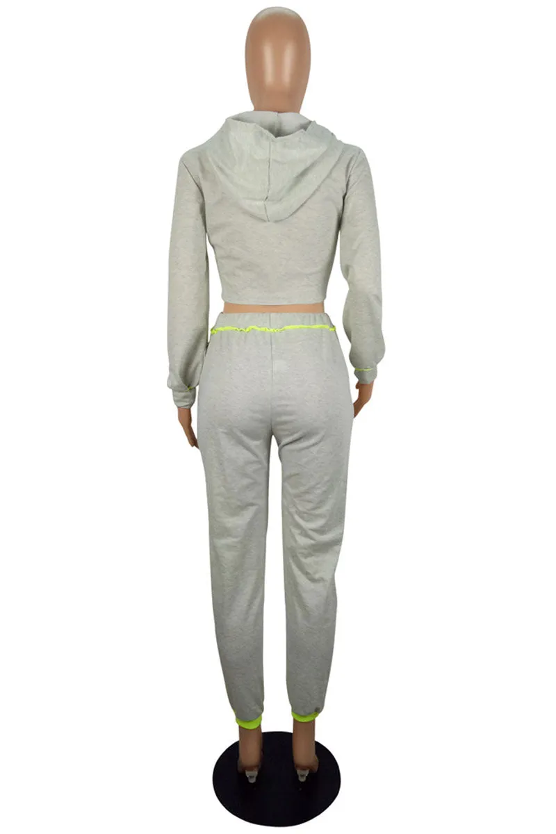 UJ0202 Hoodie Jacket Tracksuit Set