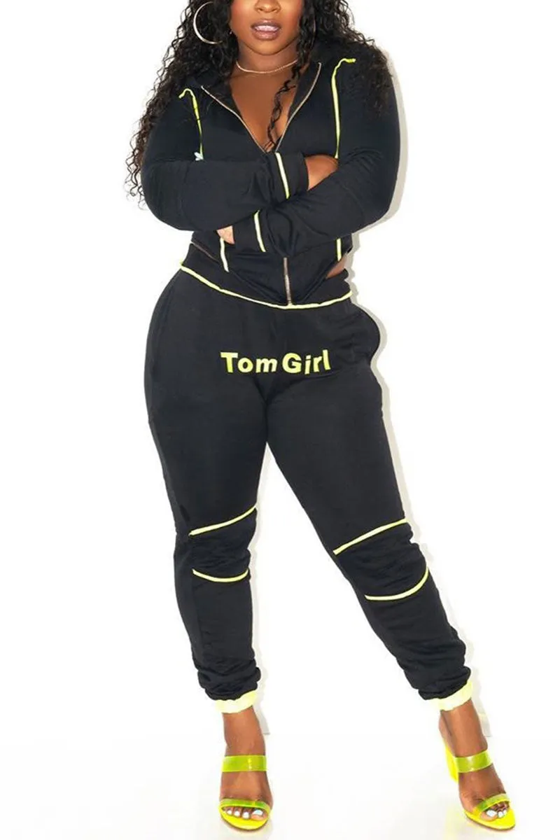 UJ0202 Hoodie Jacket Tracksuit Set