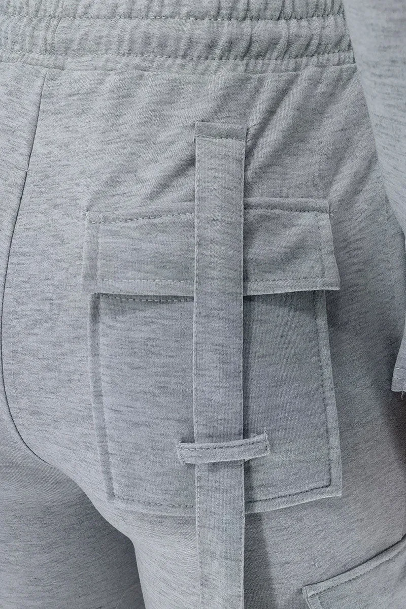UJ0218 Fitted Hoodie Tracksuit Set