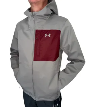 UNDER ARMOUR SOFT SHELL STORM WINDBREAKER JACKET - GREY