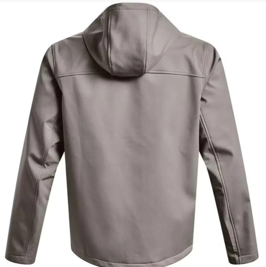 UNDER ARMOUR SOFT SHELL STORM WINDBREAKER JACKET - GREY
