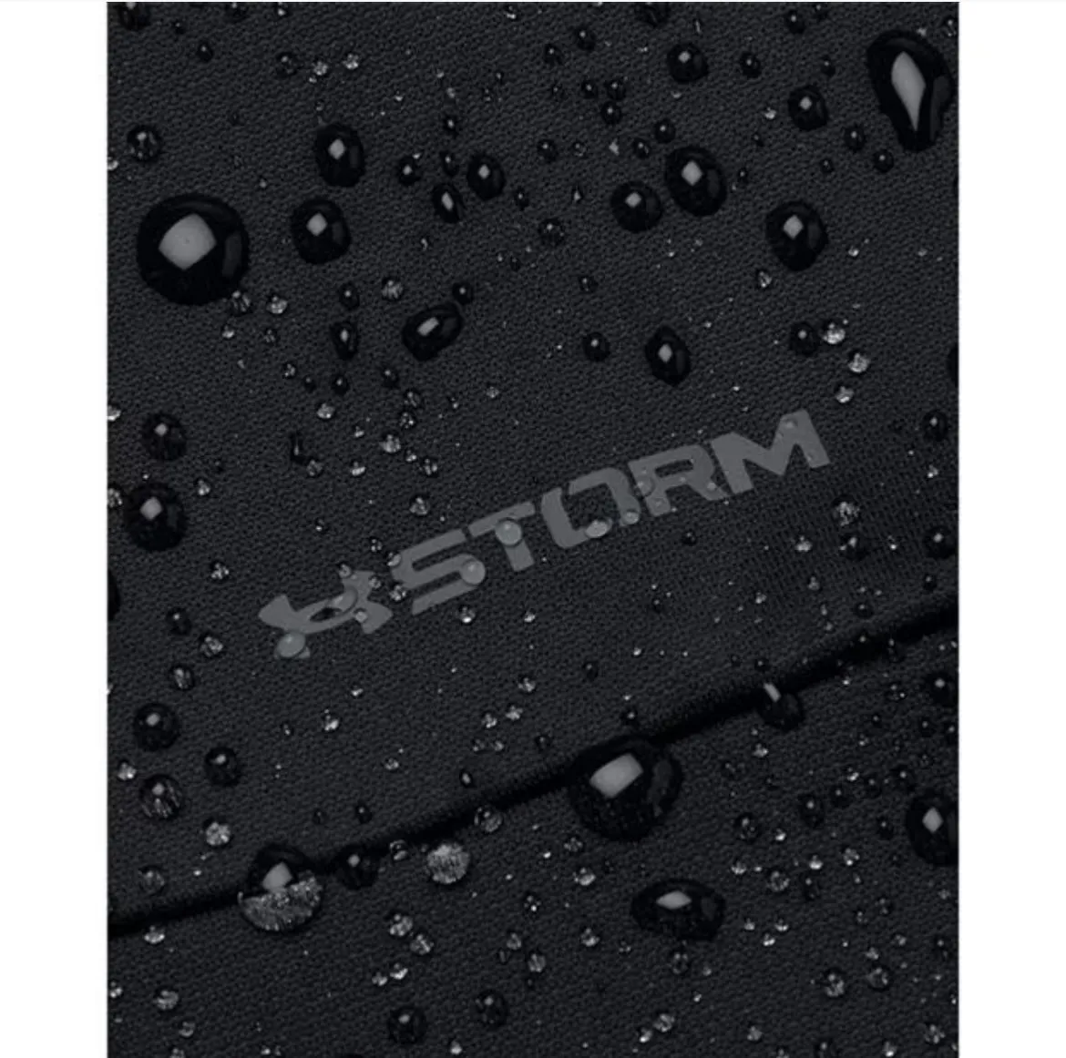 UNDER ARMOUR STORM ZIP UP HOODIE - BLACK