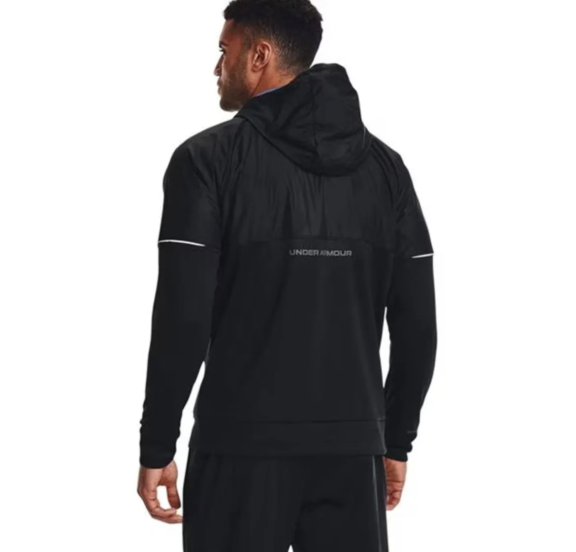 UNDER ARMOUR STORM ZIP UP HOODIE - BLACK