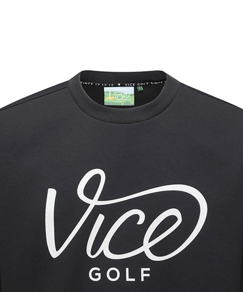 Vice Golf Atelier Unisex Vice Basic Sweat Shirt - Black