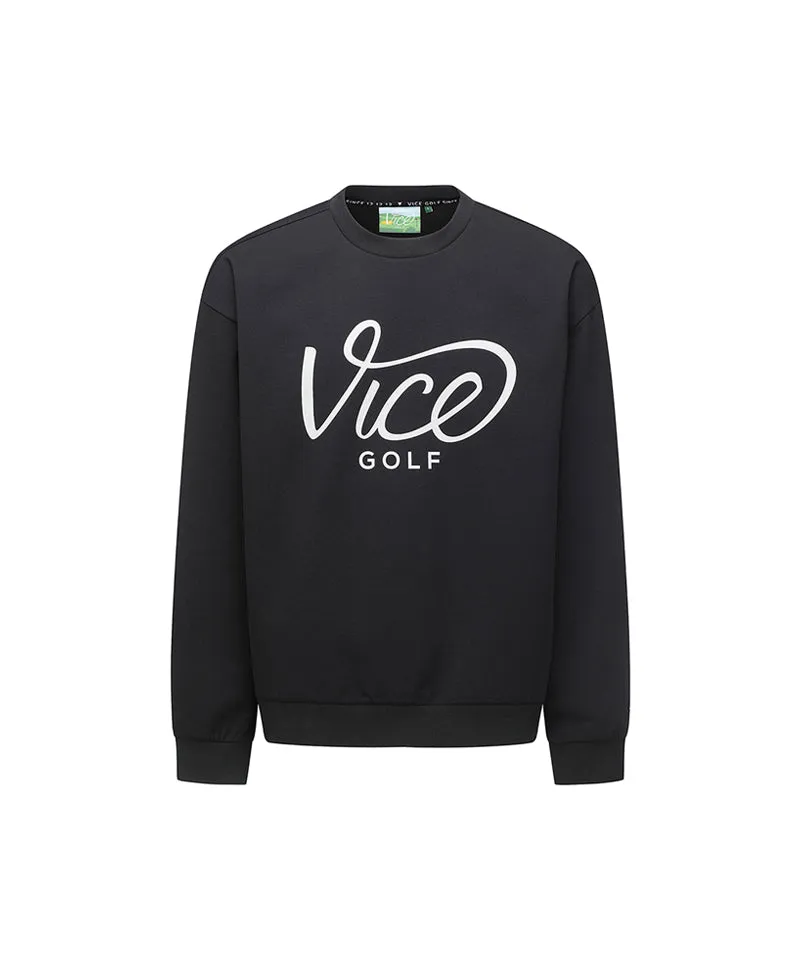Vice Golf Atelier Unisex Vice Basic Sweat Shirt - Black