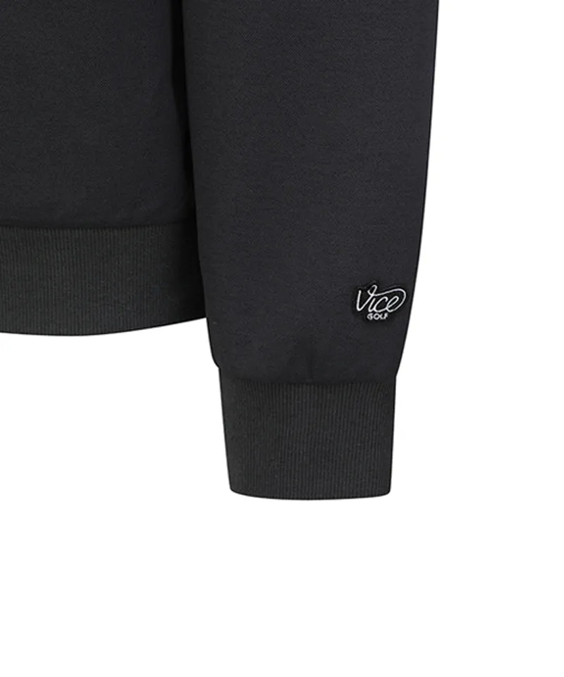 Vice Golf Atelier Unisex Vice Basic Sweat Shirt - Black