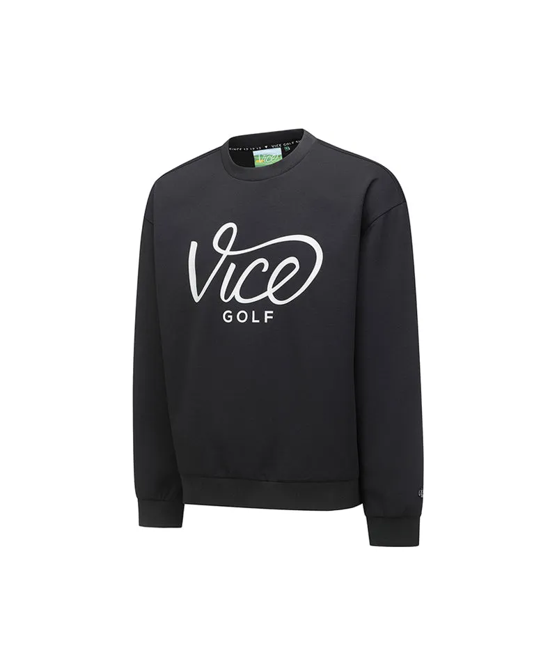 Vice Golf Atelier Unisex Vice Basic Sweat Shirt - Black