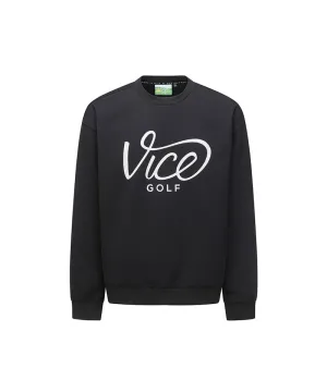 Vice Golf Atelier Unisex Vice Basic Sweat Shirt - Black