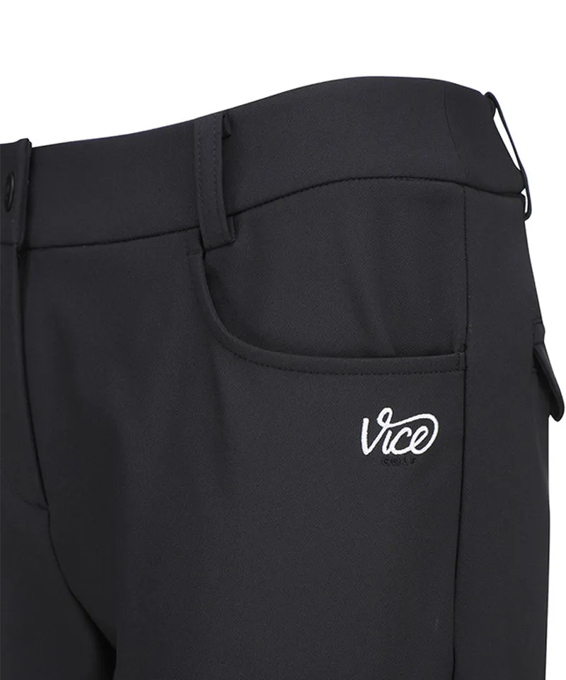 Vice Golf Atelier Women's Winter Essential Standard Fit Pants - Black