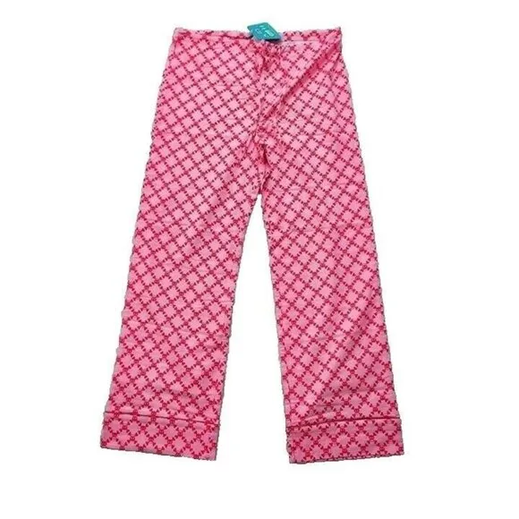 Vintage Paul Frank Pajama Pants,, Skurvy, Pink &amp; Red, Large