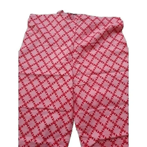 Vintage Paul Frank Pajama Pants,, Skurvy, Pink &amp; Red, Large