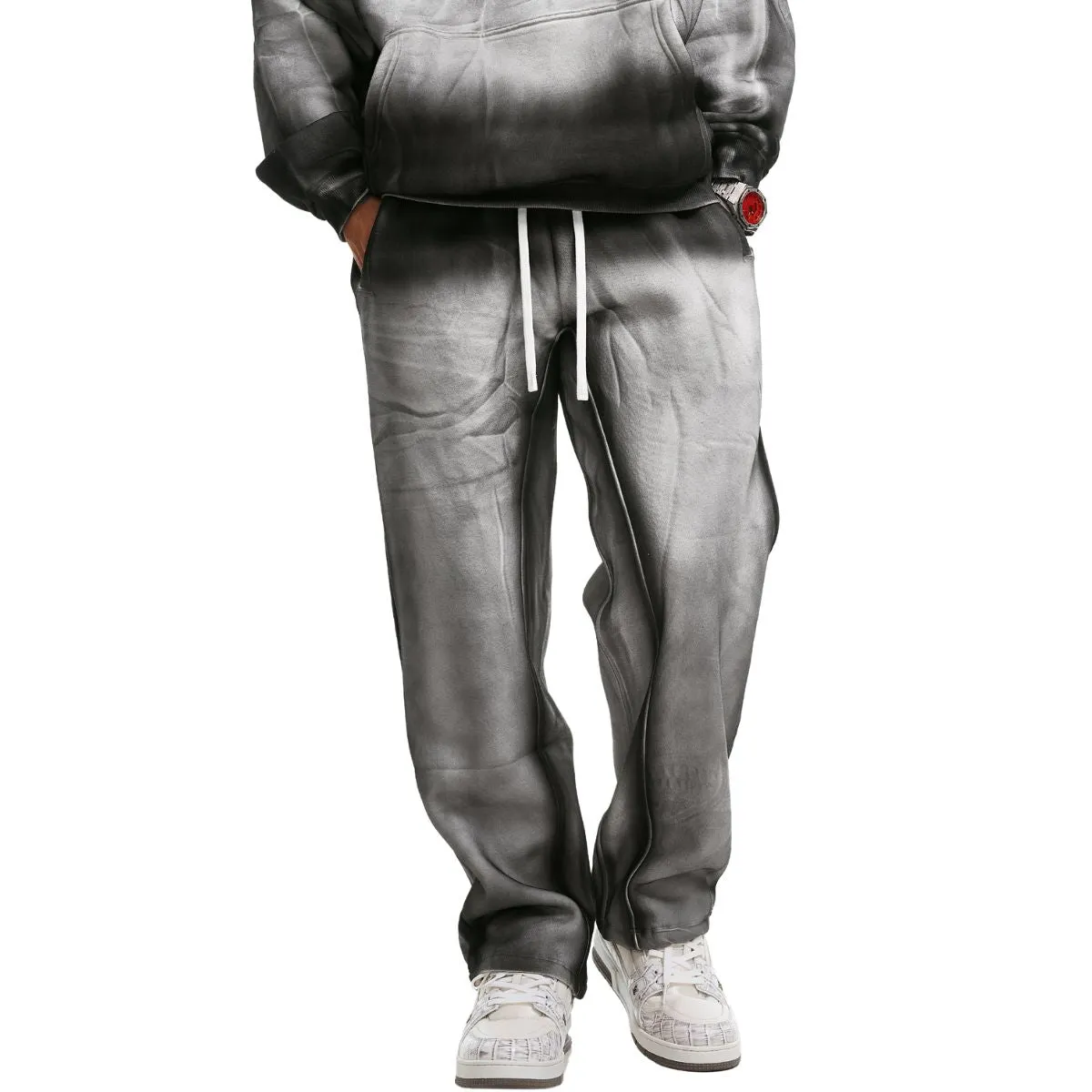Washed Gradient Baggy Sweatpants
