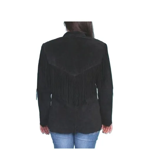 Western Fringe Suede Leather Jacket for Women in All Colors WFJ525