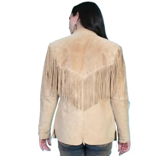 Western Fringe Suede Leather Jacket for Women in All Colors WFJ525