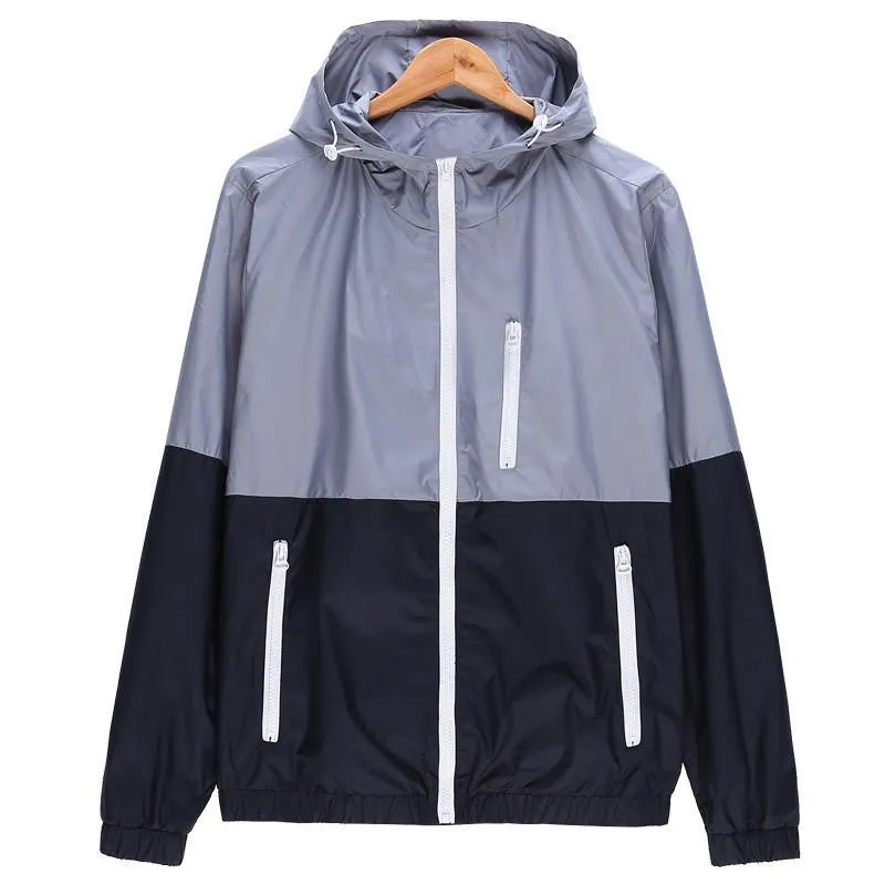 Women Fashion Jacket Womens Hooded basic Jacket Casual Thin Windbreaker female jacket Outwear Women Coat