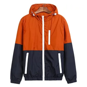 Women Fashion Jacket Womens Hooded basic Jacket Casual Thin Windbreaker female jacket Outwear Women Coat