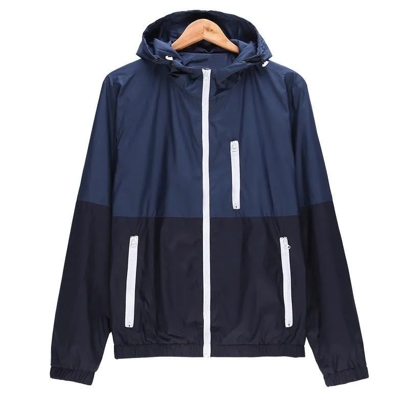 Women Fashion Jacket Womens Hooded basic Jacket Casual Thin Windbreaker female jacket Outwear Women Coat