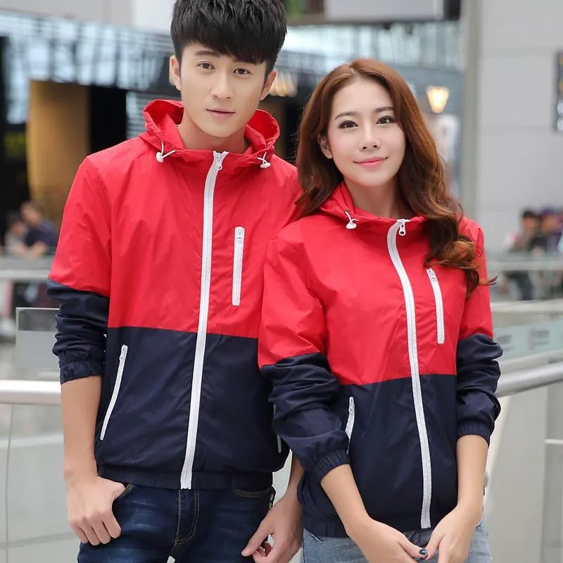 Women Fashion Jacket Womens Hooded basic Jacket Casual Thin Windbreaker female jacket Outwear Women Coat