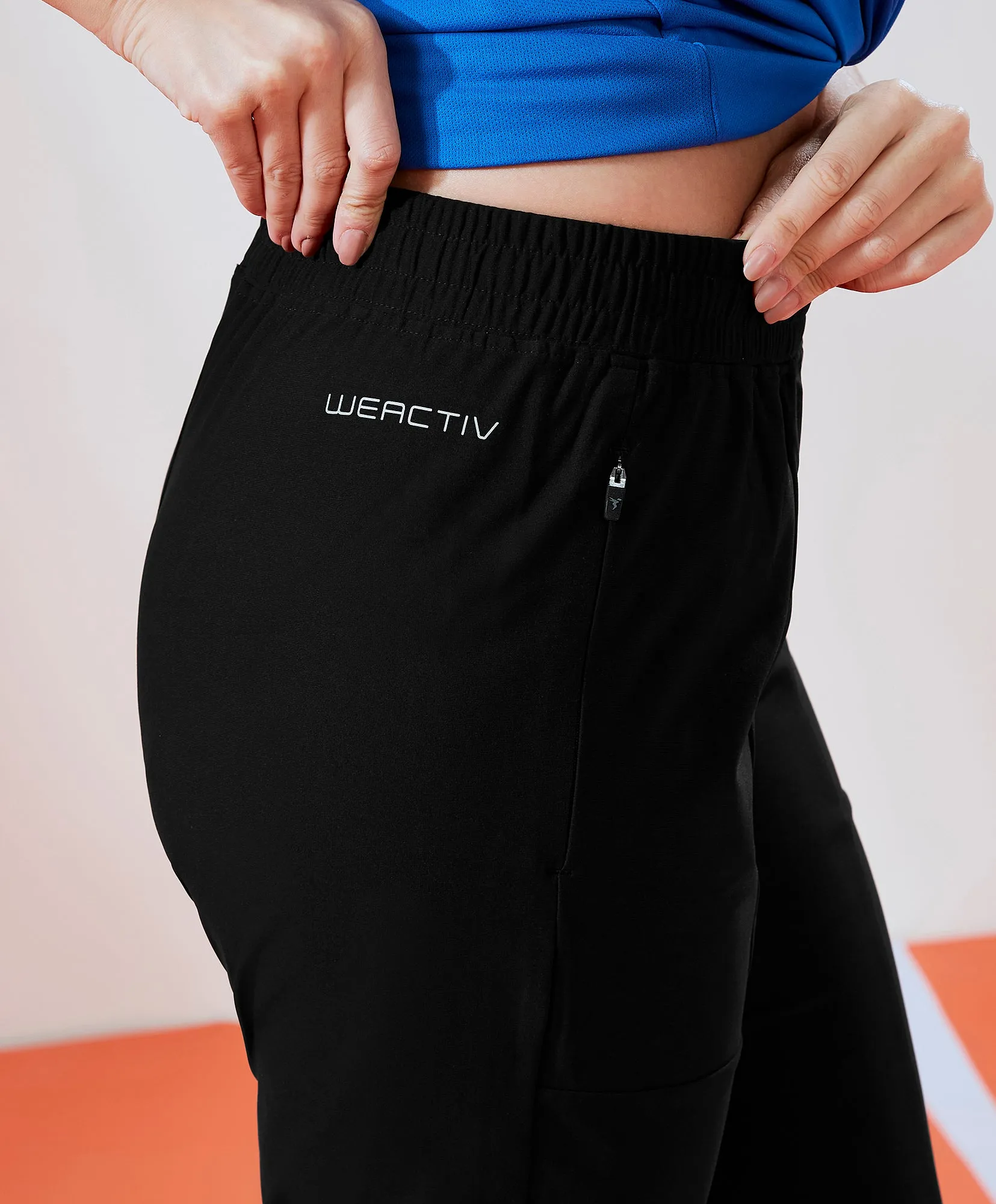 Women Solid Relax Fit Joggers with DURACOOL