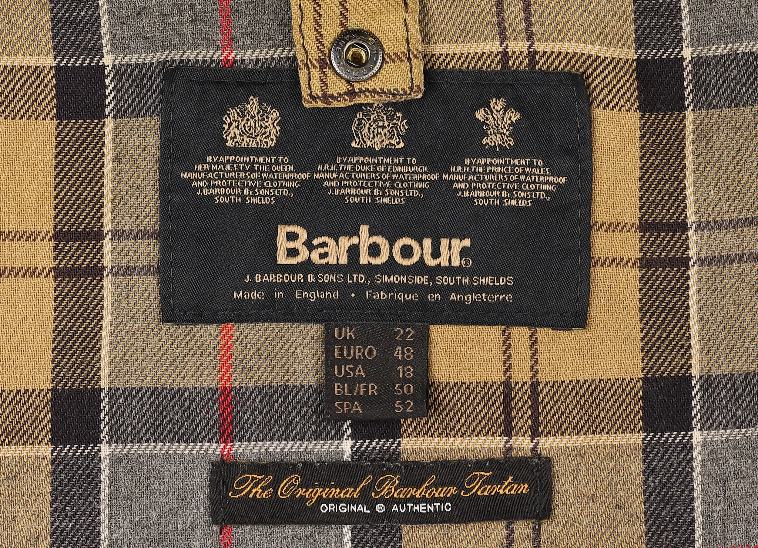 Women's Barbour Beadnell Wax Jacket - Blue - Women's L