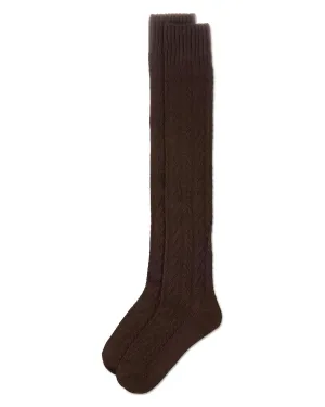 Women's Cable Deluxe Over the Knee Sock
