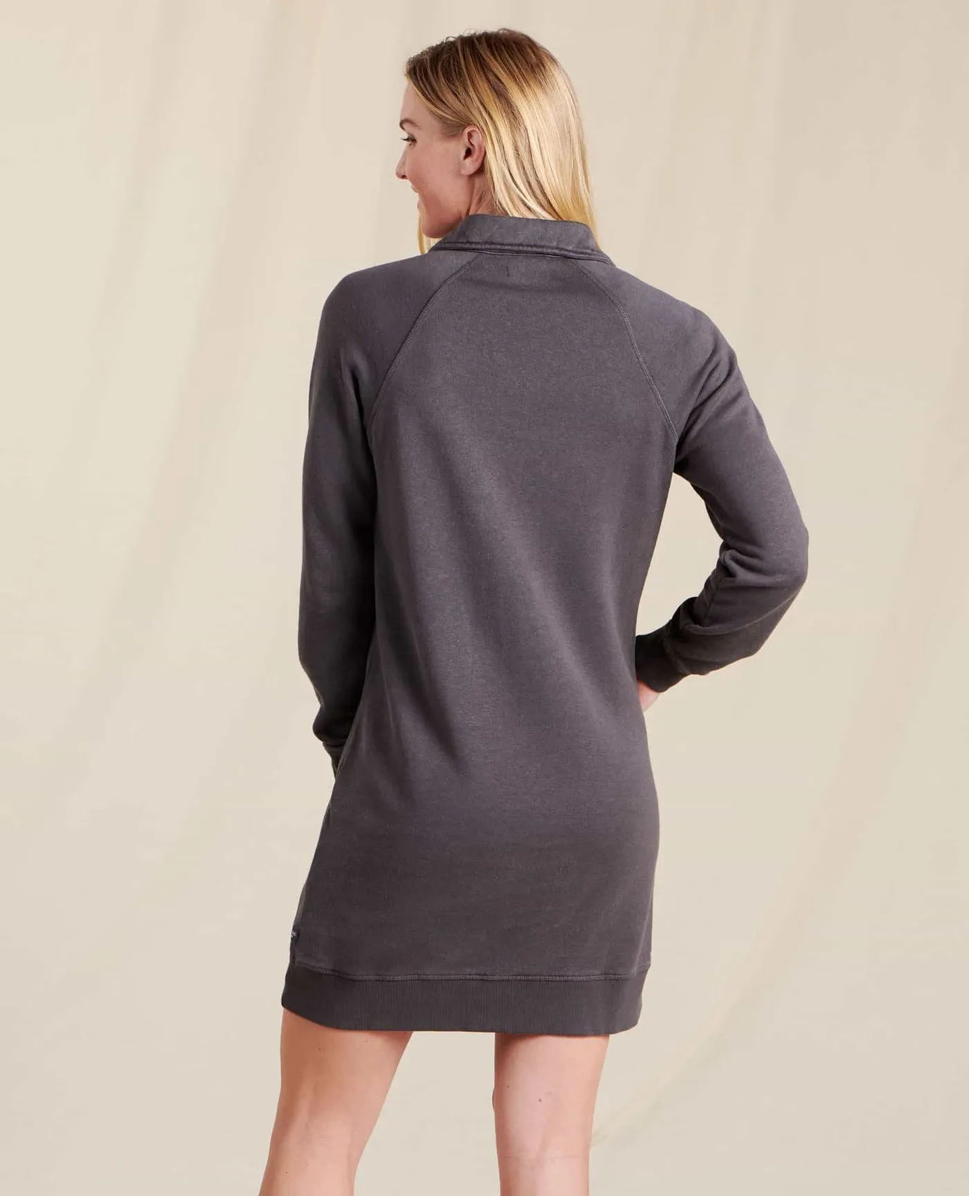 Women’s Epiq 1/4 ZIP Long Sleeve Dress, Soot-Final Sale