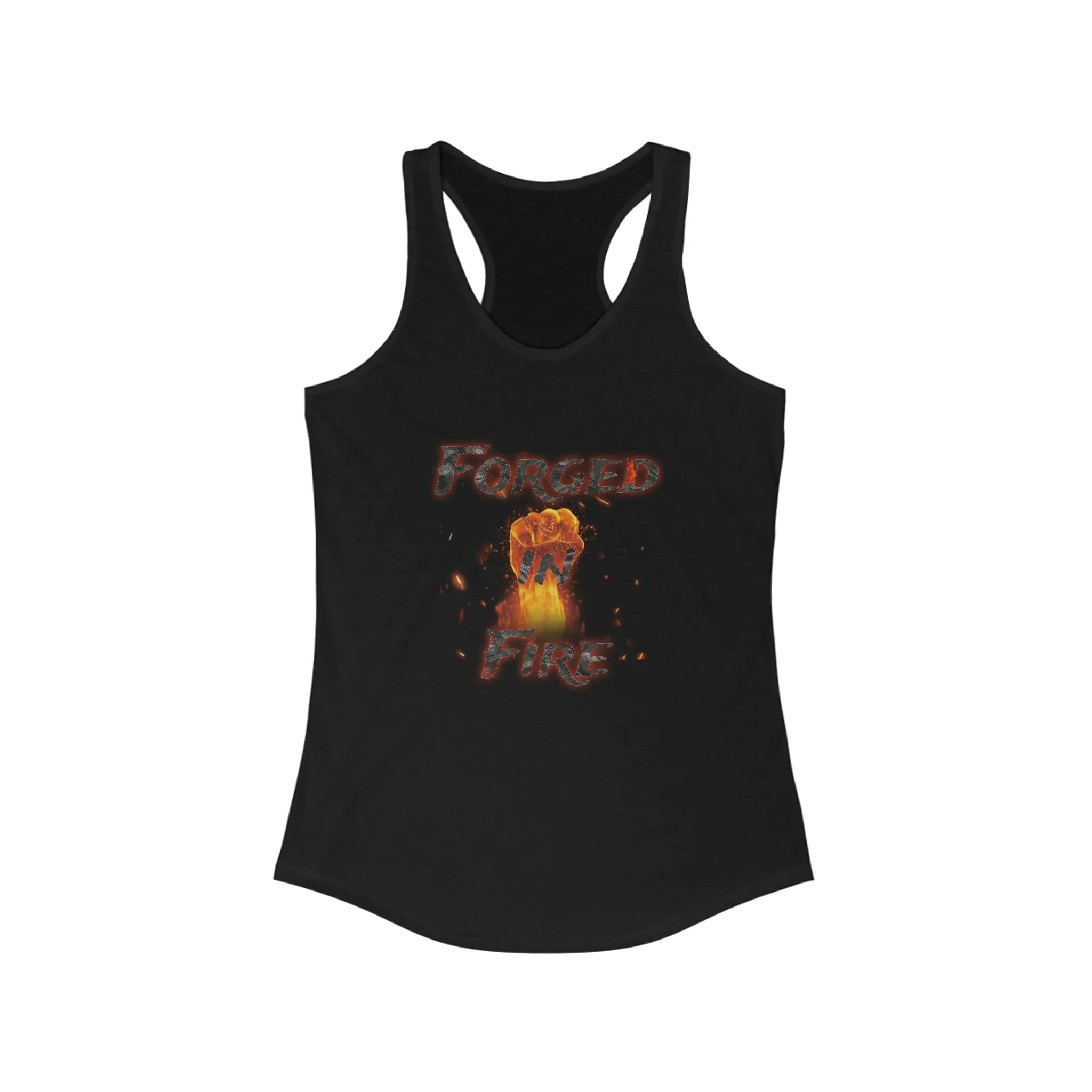 Women's Ideal Forged In Fire Graphic Design Racerback Tank