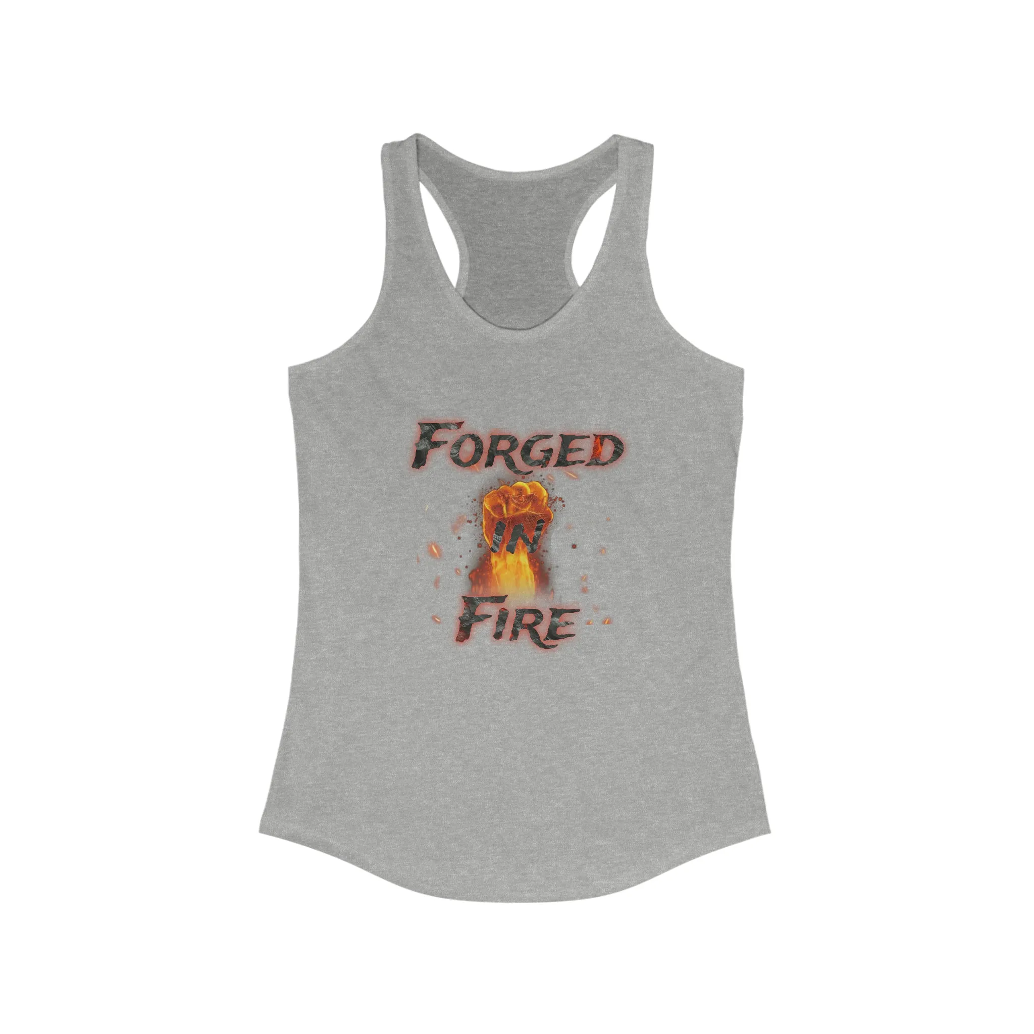 Women's Ideal Forged In Fire Graphic Design Racerback Tank