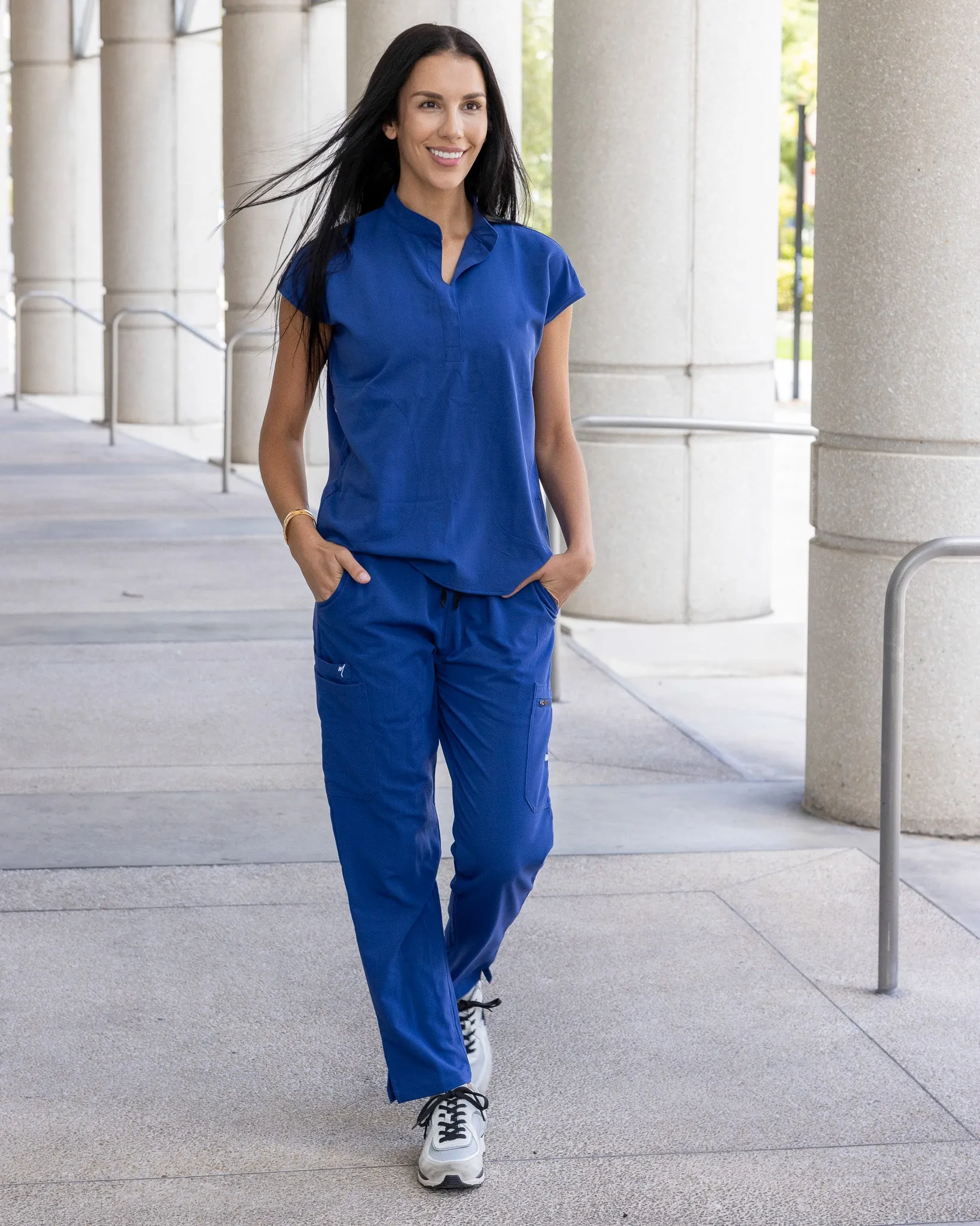 Women's Navy Blue Classic Scrub Pants