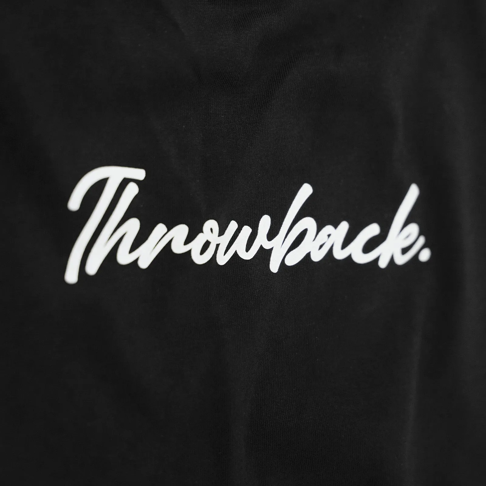 Wordmark Script Youth Tank - Black