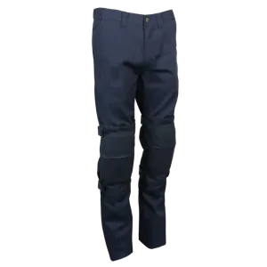 Work Pants with Flexible Waist With Removable Kneepads by GATTS Workwear - Style MRB-778A