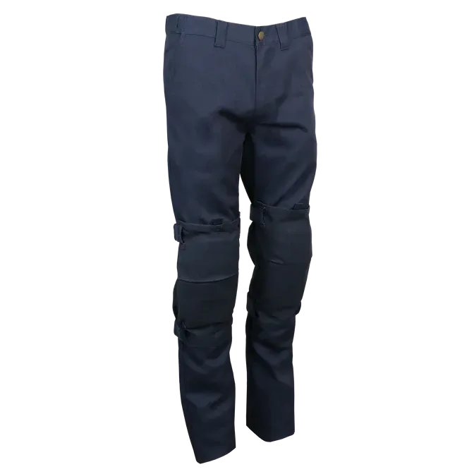 Work Pants with Flexible Waist With Removable Kneepads by GATTS Workwear - Style MRB-778A